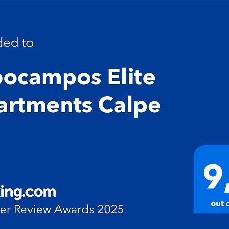 Hipocampos Elite Apartments Calpe Buitenkant foto